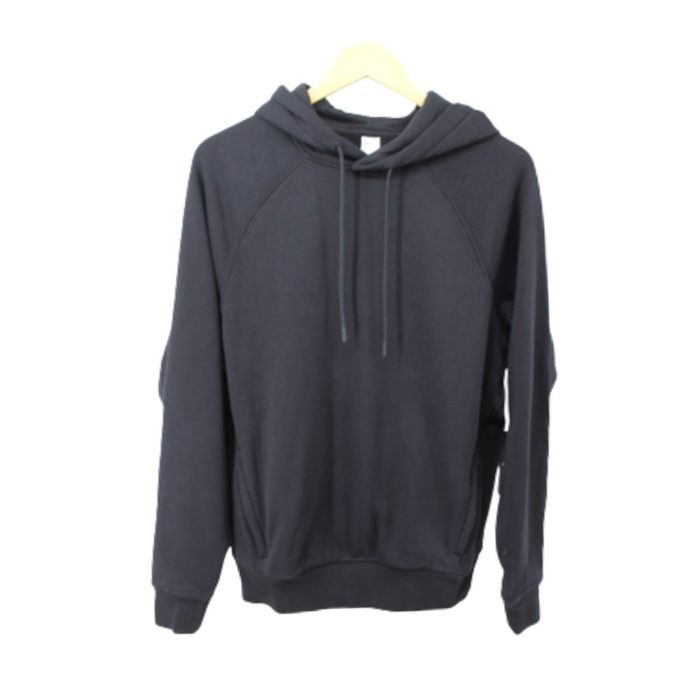 NWT Fabletics Mens Hoodie XS Black Pullover Athletic Gym Sweatshirt